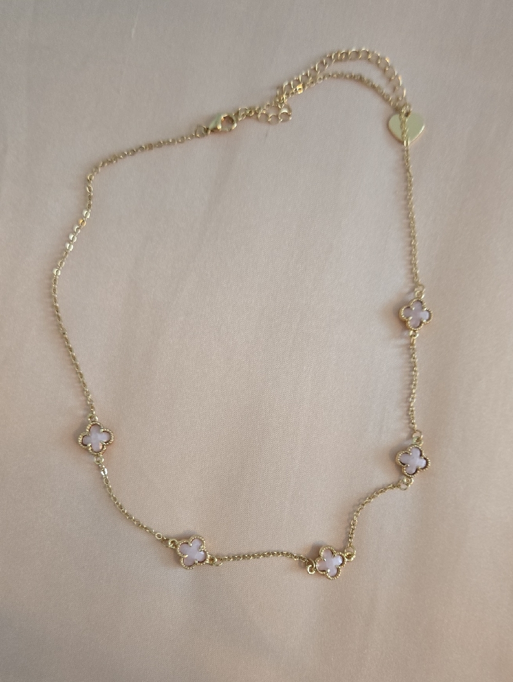 Altar'd State Pink Clover Necklace SOLDOUT